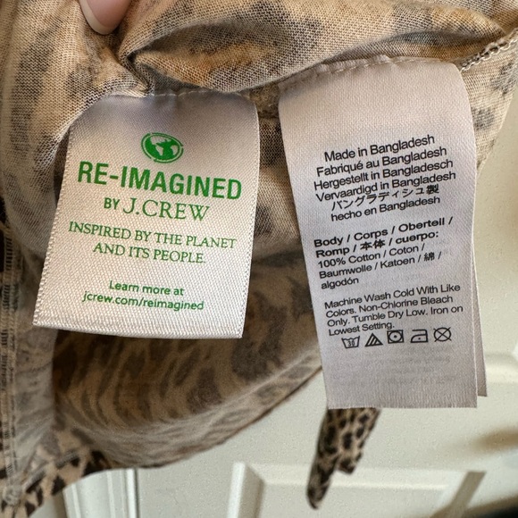 J.Crew: Tissue Turtleneck In Leopard For Women - Picture 6 of 7